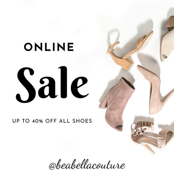 Shoes - 40% OFF ALL SHOES